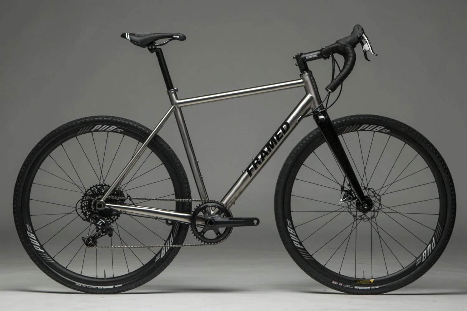 Framed BIKES Basswood Titanium Gravel Bike W/ Carbon Wheels 4 Framed BIKES Basswood Titanium Gravel Bike W/ Carbon Wheels