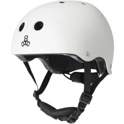 Triple 8 Lil 8 Bike Helmet White Gloss Kid's Youth